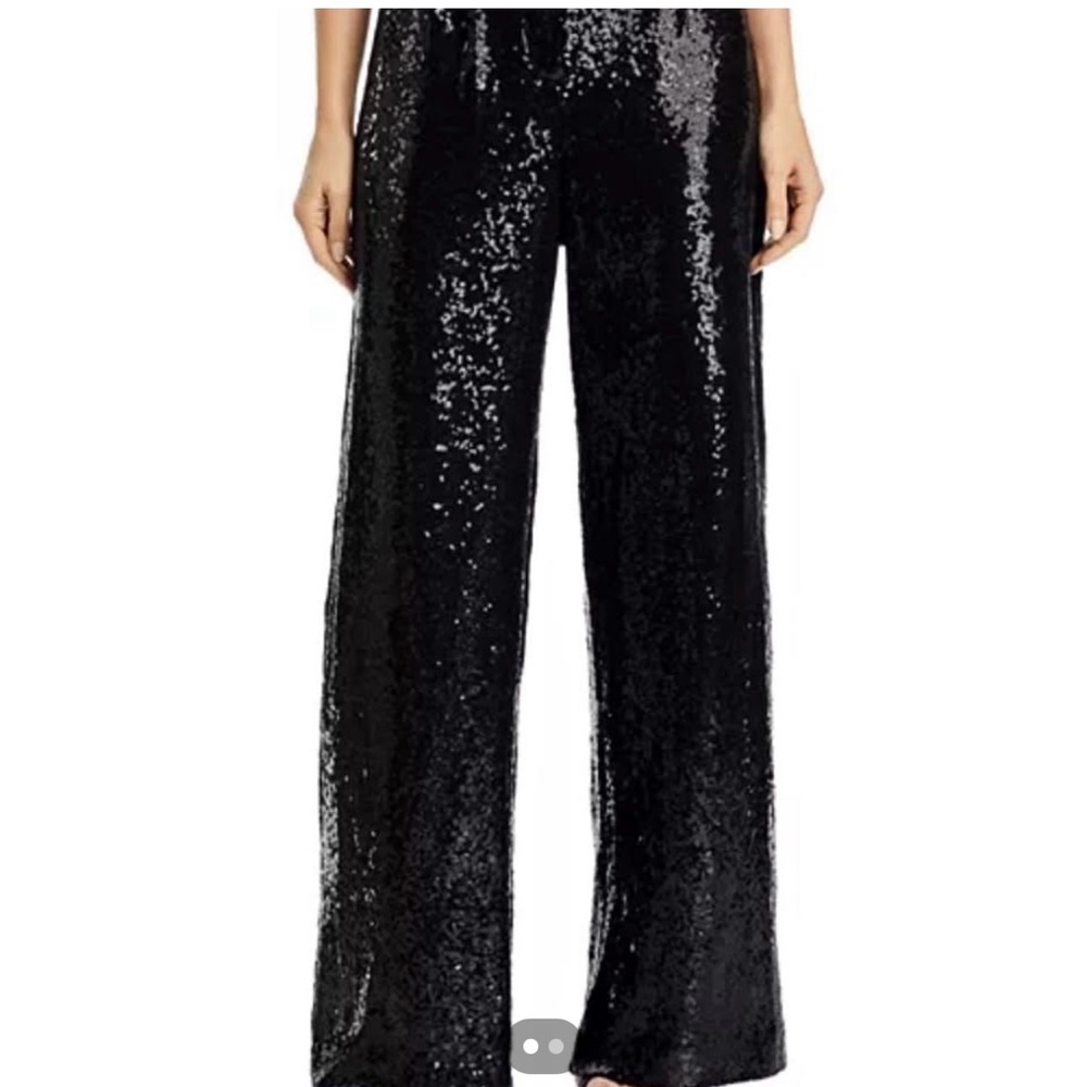 The most beautiful black sequin pants from Bloomingdale’s originally.